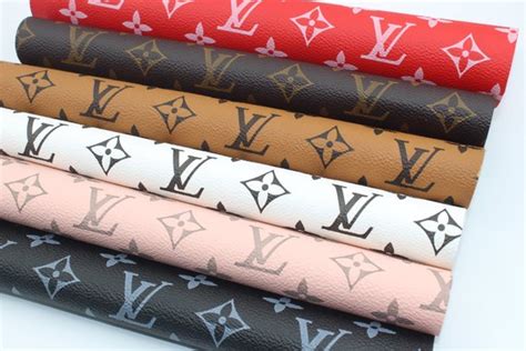 louis vuitton faux leather sheet|Louis Vuitton faux leather fabric.